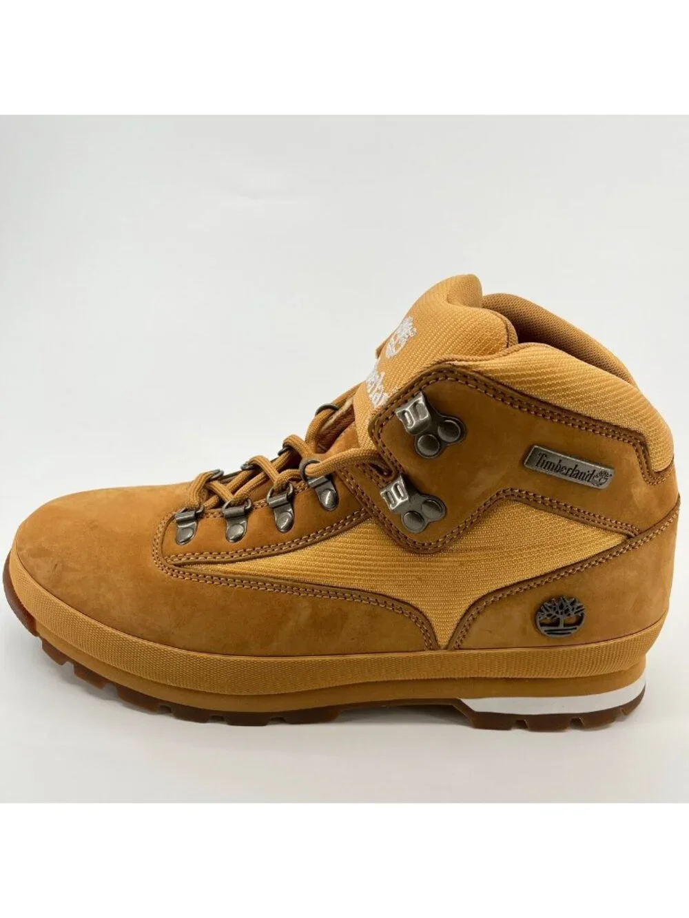 Timberland Euro Hiker Mens Size 11.5 Brown Casual Leather Hiking Nubuck Boots